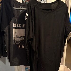 248- bundle #2 torrid long sleeve graphic tees